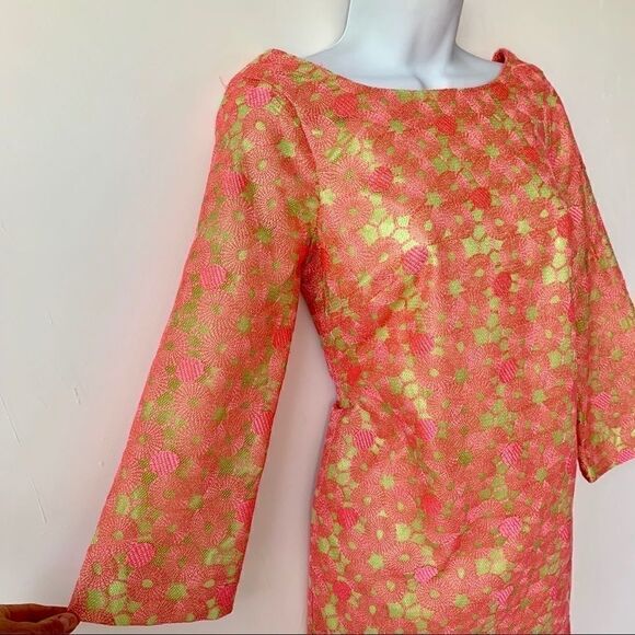 LILLY PULITZER RARE MANDY HOTTY PINK LIME DRESS - Picture 3 of 8